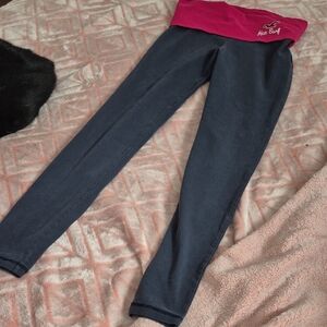 Hollister Dark Blue and Pink Jeggings